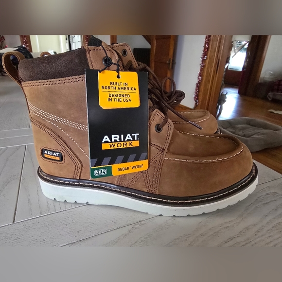 Ariat Rebar Wedge Moc Toe work boots - Picture 2 of 12
